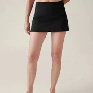NWT Athleta Tidal Swim Skirt Black S